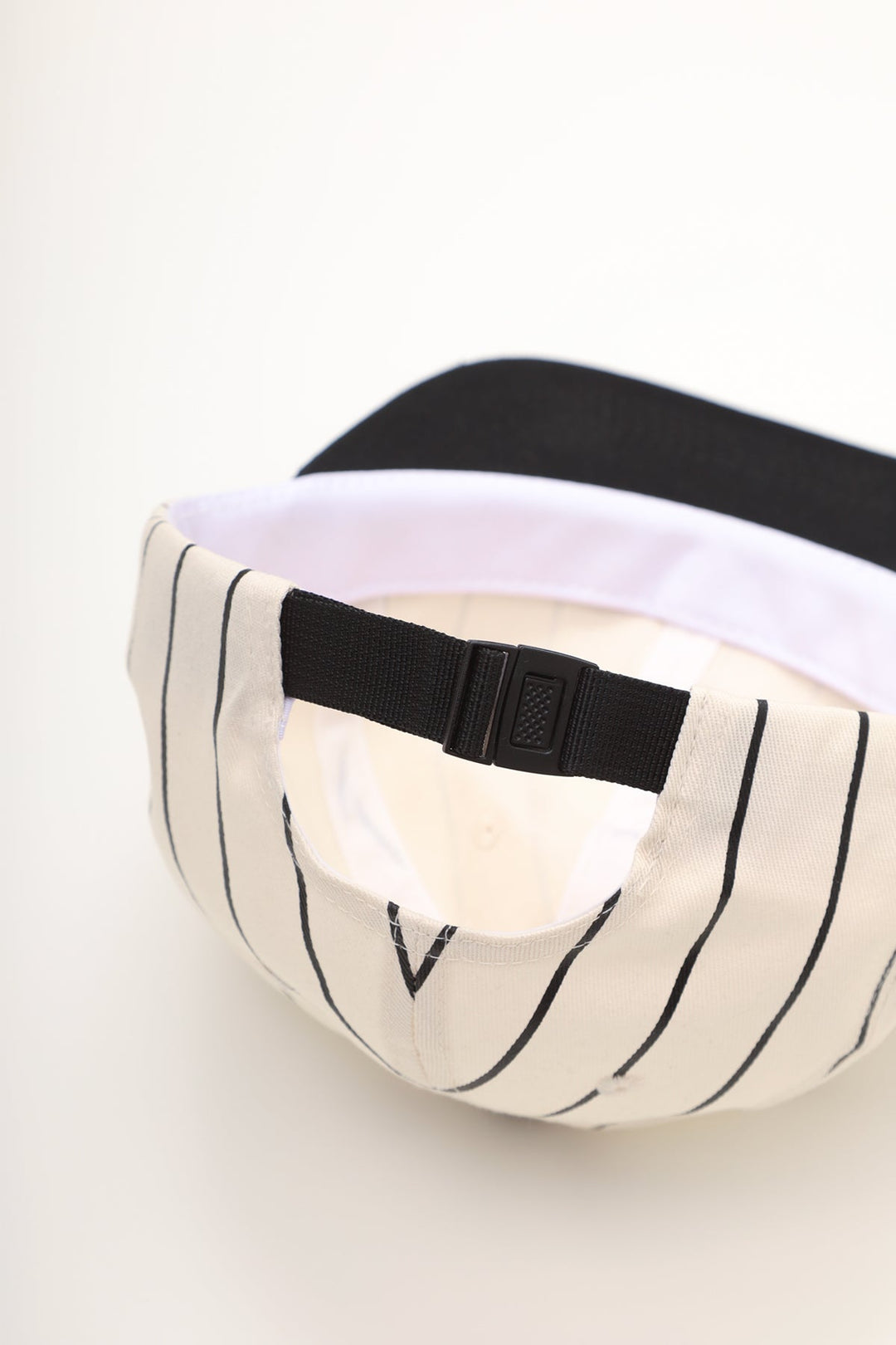 Perfect 6 Panel Cap - Striped Black