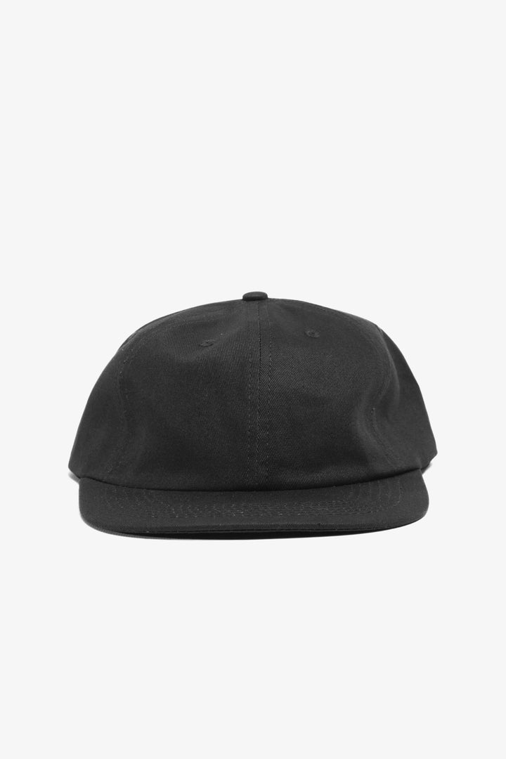 Perfect 6 Panel Cap - Black