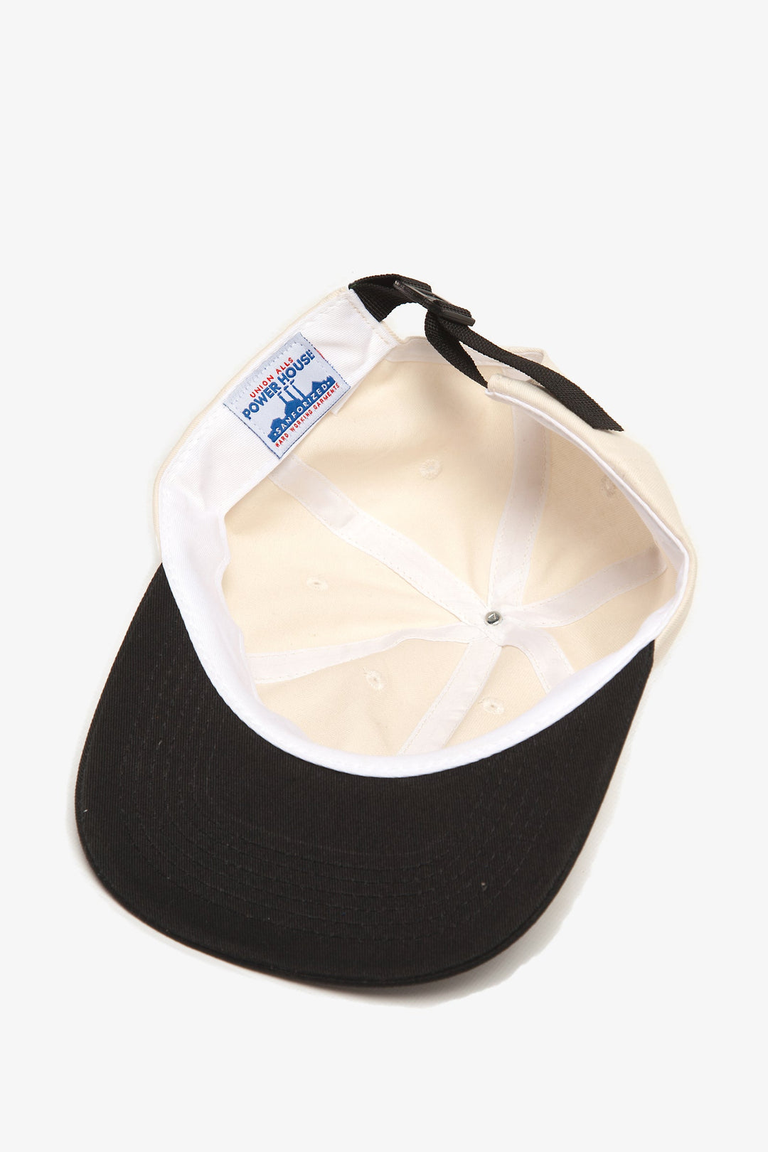 Perfect 6 Panel Cap - Natural/Black