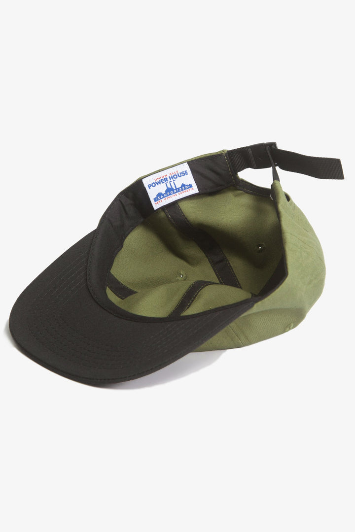 Perfect 6 Panel Cap - Olive/Black
