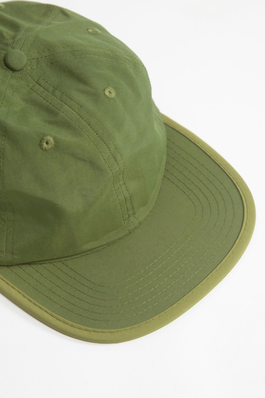Perfect Nylon 6 Panel Cap - Sage/Olive