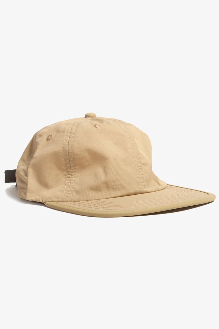 Perfect Nylon 6 Panel Cap - Tan/Beige
