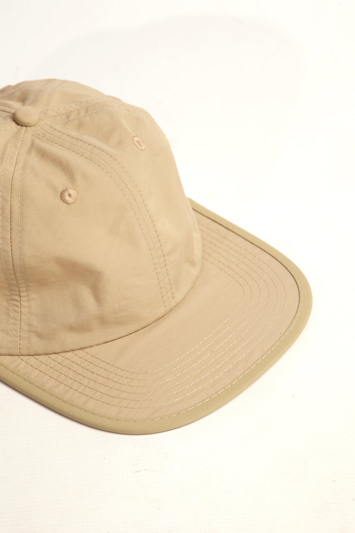 Perfect Nylon 6 Panel Cap - Tan/Beige