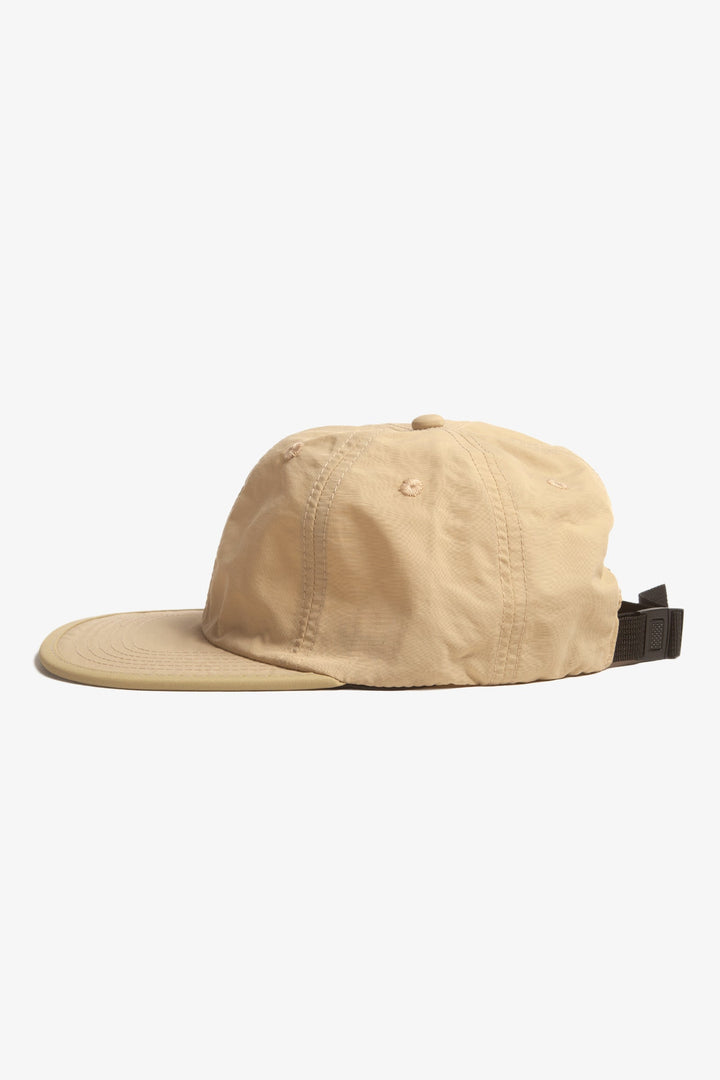 Perfect Nylon 6 Panel Cap - Tan/Beige