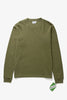 Thermal Waffle Long Sleeve Tee - Olive