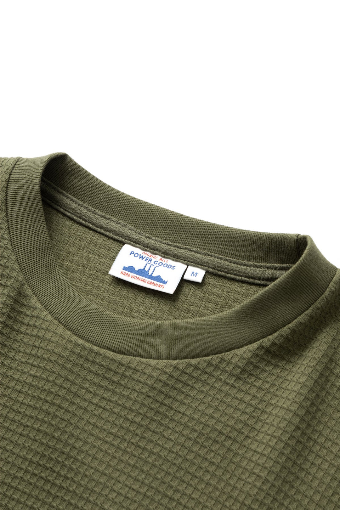 Thermal Waffle Long Sleeve Tee - Olive